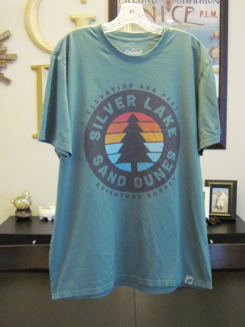 Silver Lake Sand Dunes T-Shirt, Size Large